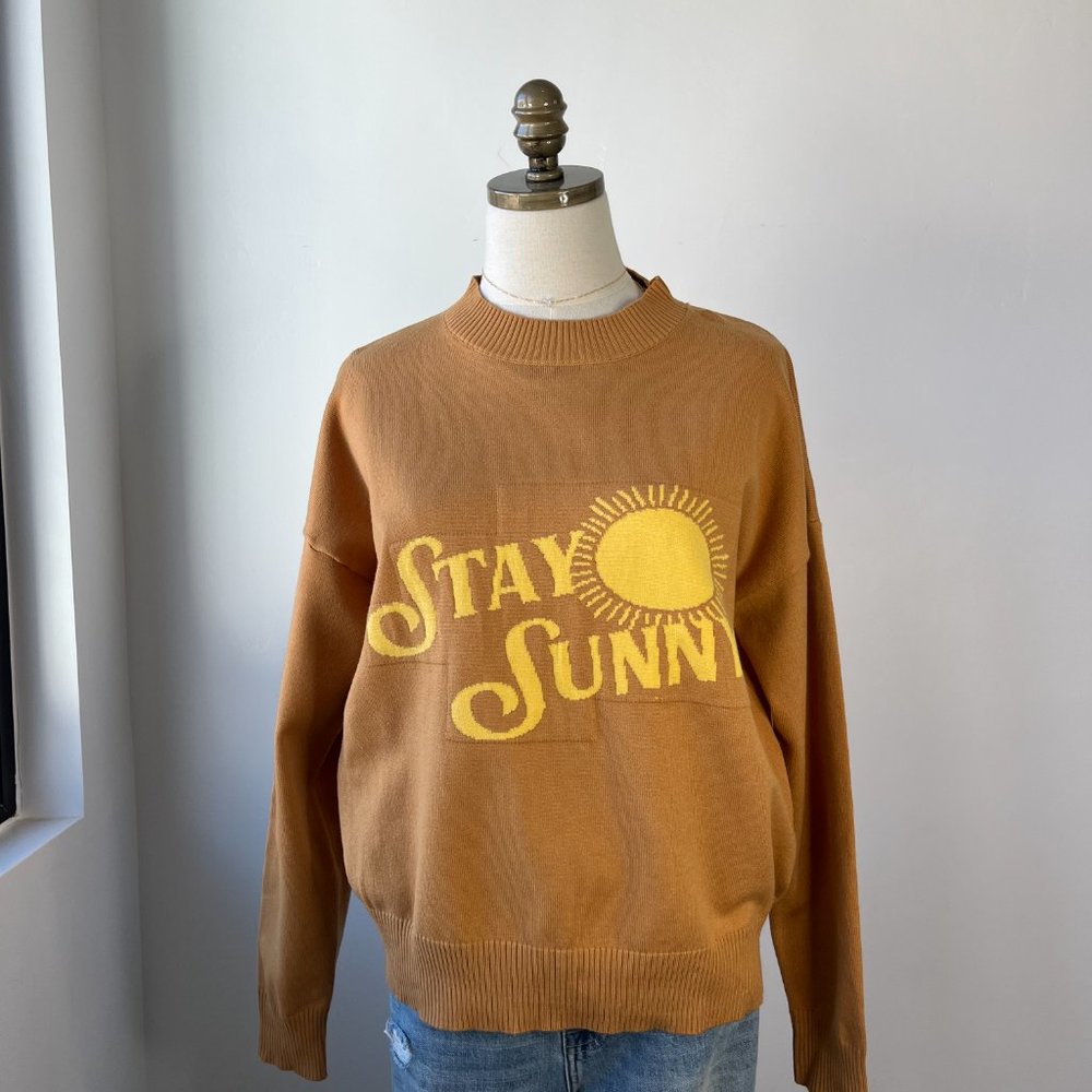 "Stay Sunny" Thick Sweater